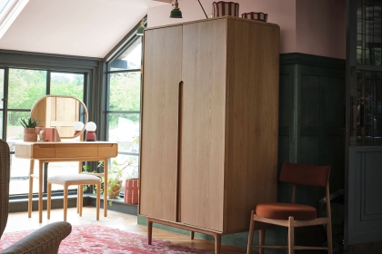 G Plan Winchester Retro Oak Double Wardrobe
