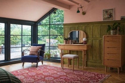 G Plan Winchester Retro Oak Dressing Table with Mirror