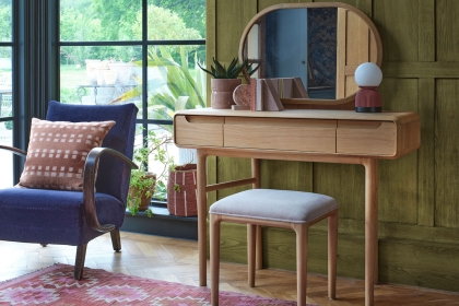 G Plan Winchester Retro Oak Dressing Table with Mirror