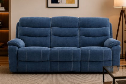 Halo Tech Fabric 3 Seater Power Head Tilt Recliner Sofa Halo Tech Fabric 3 Seater Power Head Tilt Recliner Sofa