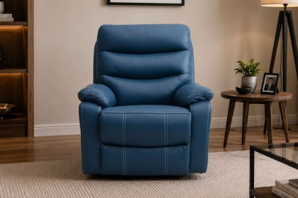 Halo Tech Leather Power Head Tilt Recliner Chair Halo Tech Leather Power Head Tilt Recliner Chair