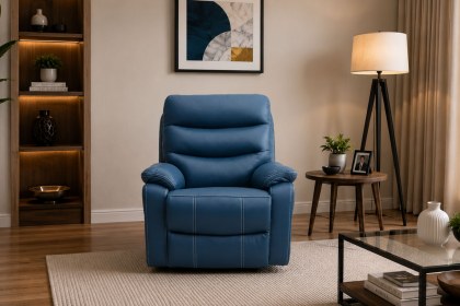 Halo Tech Leather Power Head Tilt Recliner Chair Halo Tech Leather Power Head Tilt Recliner Chair