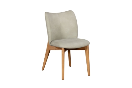 Spencer PU Leather Dining Chair in Misty Grey