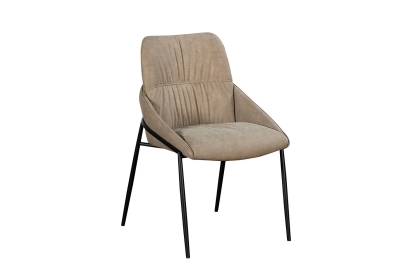 Jackson PU Leather Dining Chair in Taupe