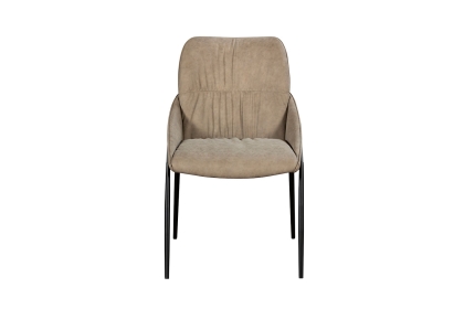 Jackson PU Leather Dining Chair in Taupe