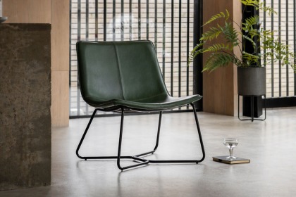 Gallery Direct Hawking Lounge Chair in Green