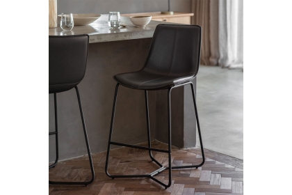 Gallery Direct Set of 2 Hawking Bar Stool in Charcoal