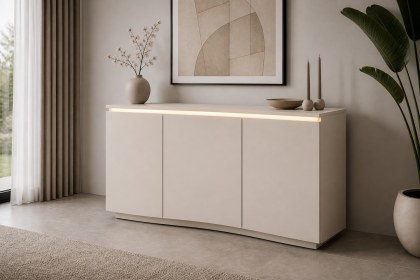 New Vida Living Lazzaro Gloss Sideboard with LED Lights