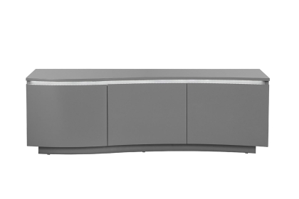 New Vida Living Lazzaro Gloss TV Cabinet with LED Lights New Vida Living Lazzaro Gloss TV Cabinet with LED Lights