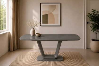 New Vida Living Lazzaro Small 120-160cm Extending Dining Table New Vida Living Lazzaro Small 120-160cm Extending Dining Table