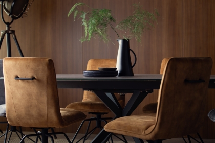 CLEARANCE - Tietro Extending Dining Table Set in Light Grey