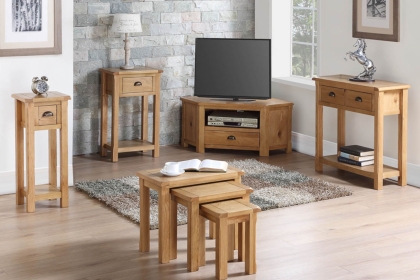 Kilmore Oak 1 Drawer Hall Console Table Kilmore Oak 1 Drawer Hall Console Table