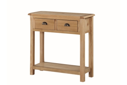 Kilmore Oak 2 Drawer Hall Console Table Kilmore Oak 2 Drawer Hall Console Table