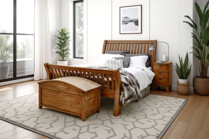 Bermuda Reclaimed Wood Slatted Bedframe