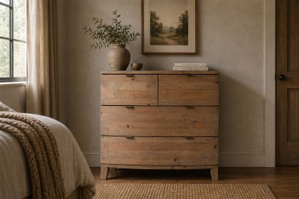Bermuda Reclaimed Wood 4 Drawer Chest of Drawers