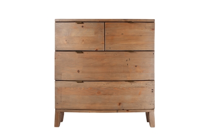 Barbados Reclaimed Wood 4 Drawer Chest of Drawers