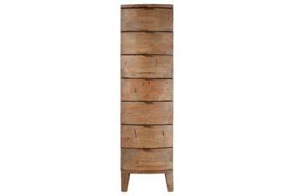 Bermuda Reclaimed Wood 7 Drawer Tall Chest of Drawers