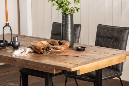 Nixon Reclaimed Wood 180cm-240cm Extending Dining Table