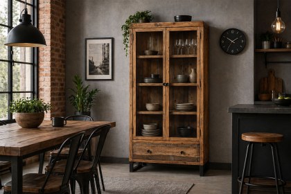 Nixon Reclaimed Wood Display Cabinet