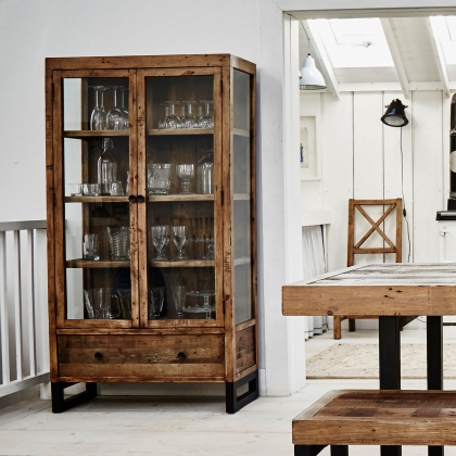 Nixon Reclaimed Wood Display Cabinet