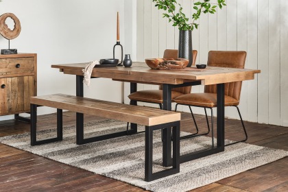 Nixon Reclaimed Wood 140cm-180cm Extending Dining Table