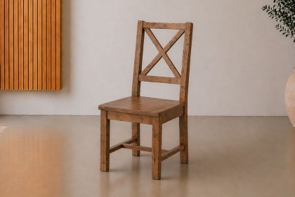 Nixon Reclaimed Wood Dining Chair (Pair)