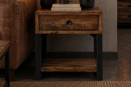Nixon Reclaimed Wood Lamp Table