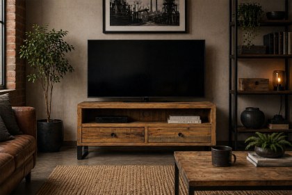 Nixon Reclaimed Wood Small TV Unit