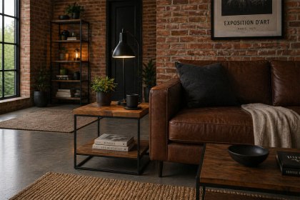 Soho Solid Oak Lamp Table