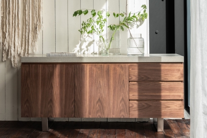 Petra Industrial Wide Sideboard