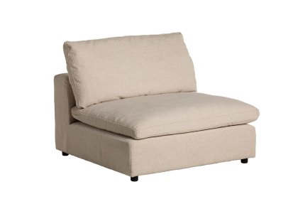 Zen Modular Natural Chenille Middle Section