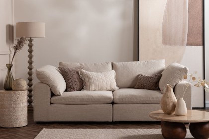 Zen Modular Natural Chenille 2 Seater Sofa Zen Modular Natural Chenille 2 Seater Sofa