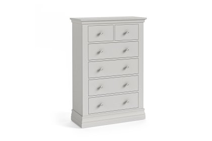 Burgundy Painted Light Grey 2 Over 4 Chest of Drawers Burgundy Painted Light Grey 2 Over 4 Chest of Drawers