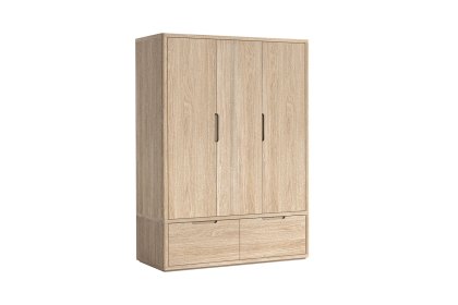 Portobello Oak Triple Wardrobe
