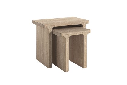 Portobello Oak Nest of Tables