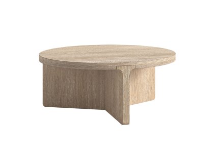 Portobello Oak 85cm Round Coffee Table