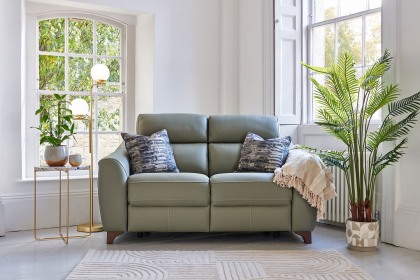 G Plan Monza Leather 2 Seater Recliner Sofa