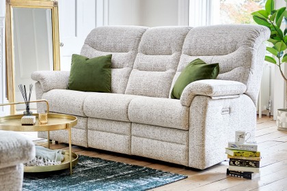G Plan Ledbury Fabric 3 Seater Recliner Sofa
