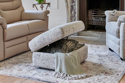 G Plan Ledbury Fabric Storage Footstool