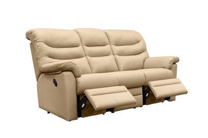 G Plan Ledbury Leather 3 Seater Recliner Sofa