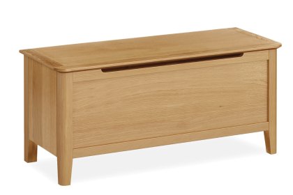 Bath Oak Blanket Box