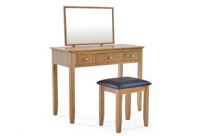 Bath Oak Dressing Table Set