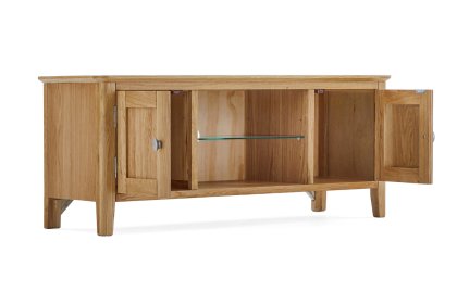 Bath Oak Large TV Unit