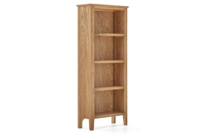 Bath Oak Slim Bookcase