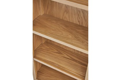 Bath Oak Slim Bookcase