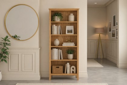 Bath Oak Large Bookcase