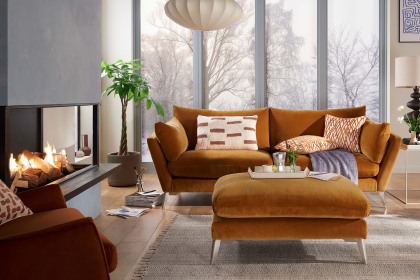 Ellis Fabric Extra Large 4 Seater Sofa