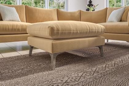 Ellis Fabric Footstool Ellis Fabric Footstool