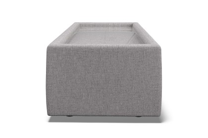 Niki Fabric Modular Rectangle Glass Top Table Niki Fabric Modular Rectangle Glass Top Table