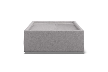 Niki Fabric Modular Square Glass Top Table Niki Fabric Modular Square Glass Top Table